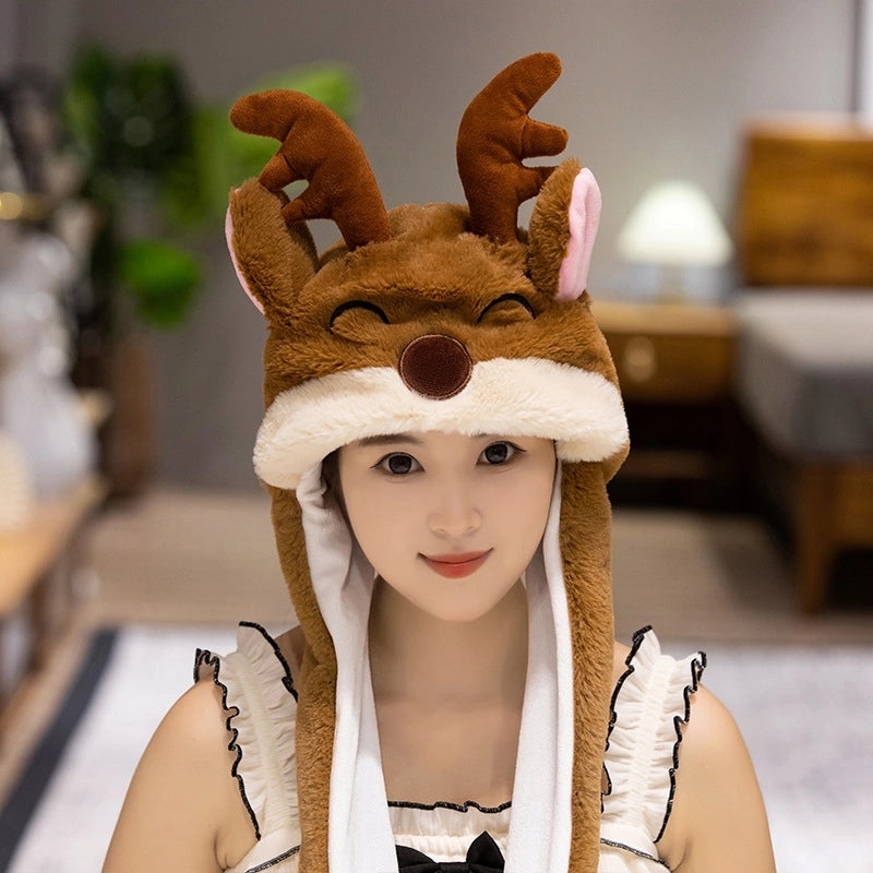 Women's Classic Style Color Block Eaveless Beanie Hat