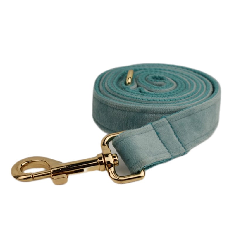Velvet Personalized Dog Harness Collar Leash