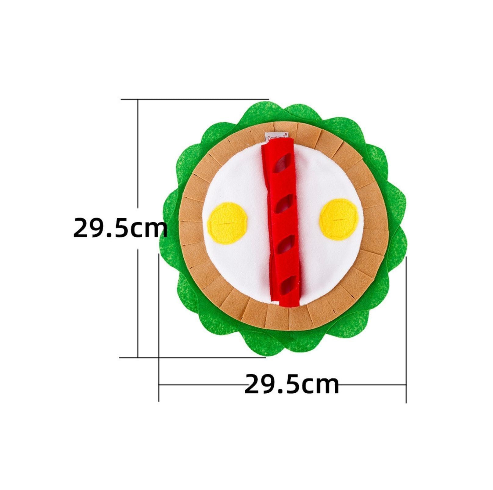 Burrito Style Pet Snuffle Mat Dog Puzzle Training Toy