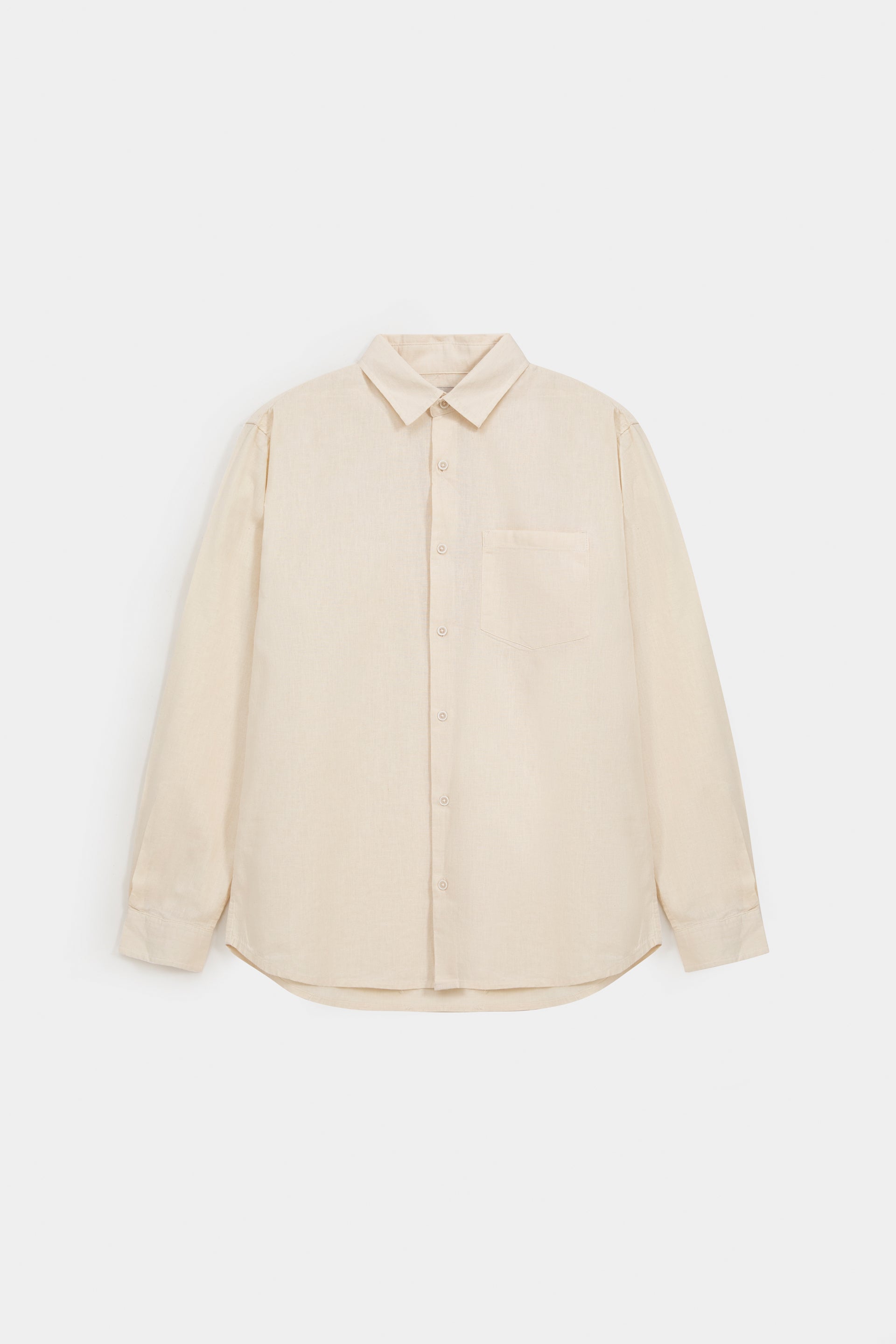 Basic Linen Blend Shirt