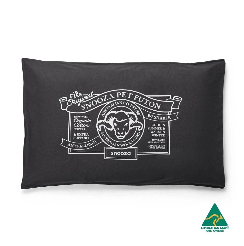 Organic Pet Futon Charcoal