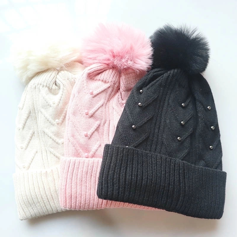 Women's Minimalist Solid Color Crimping Wool Cap
