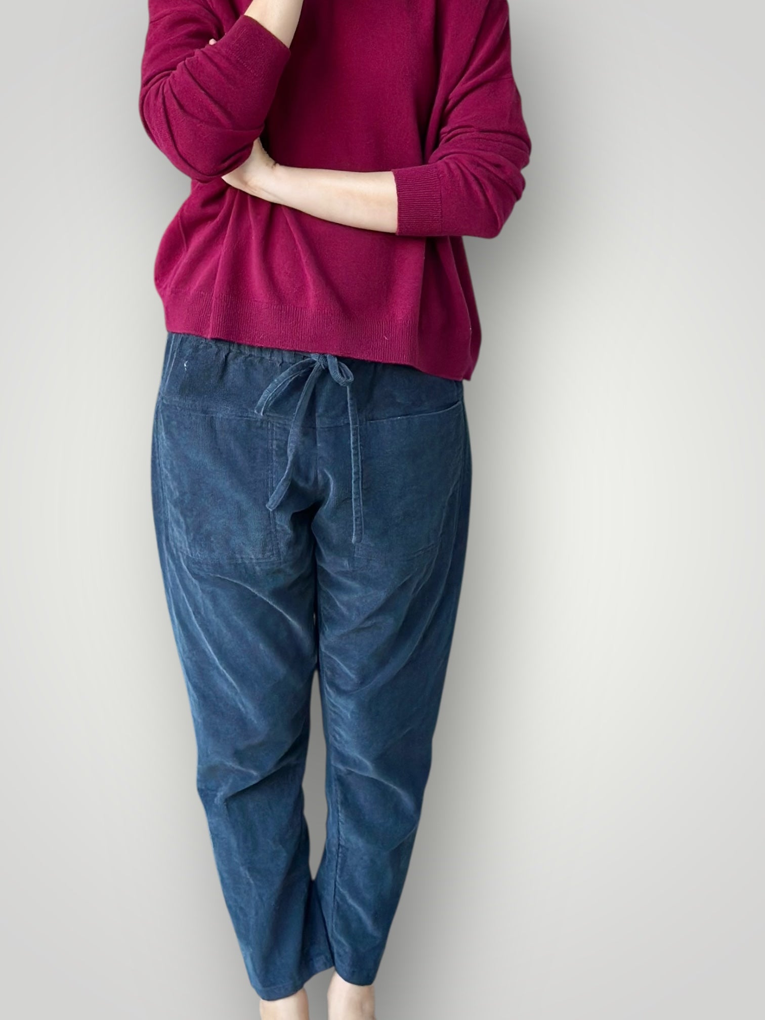 jessie pants -charcoal cord