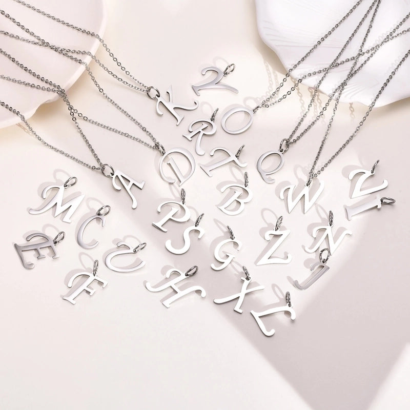 Minimalist Letter 201 Stainless Steel Gold Plated Plating Stainless Steel Necklaces