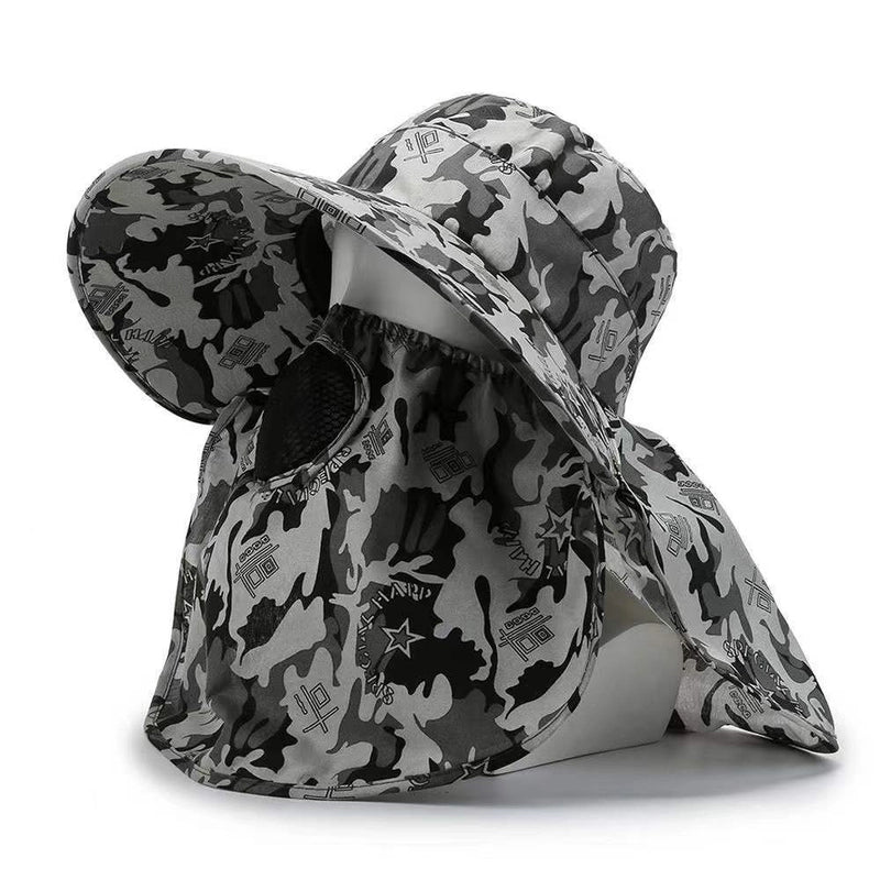 Women's Casual Camouflage Big Eaves Sun Hat
