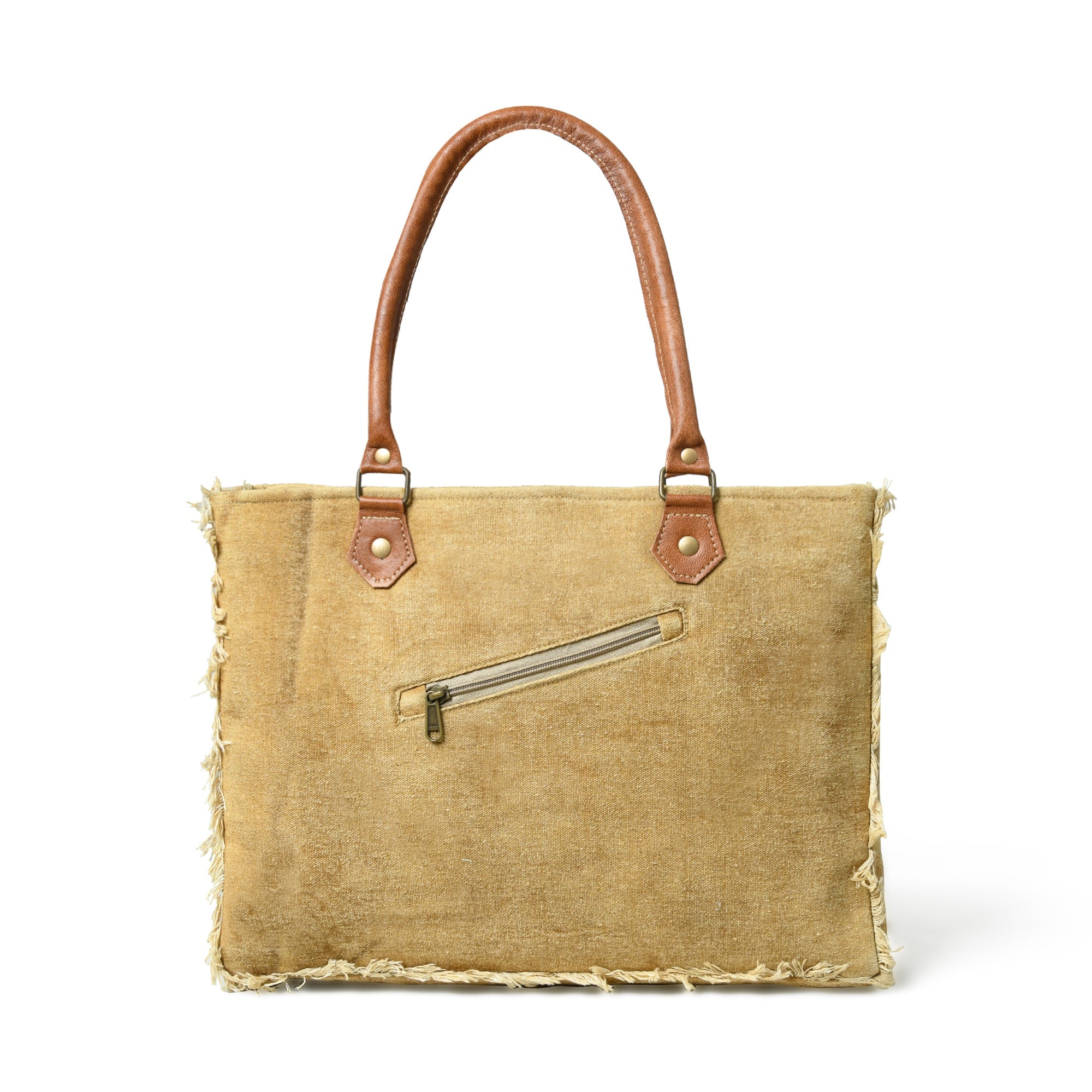 Nordic Charm Canvas Shoulder Tote