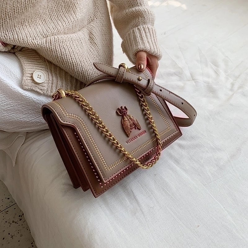Small Pu Leather Square Bag