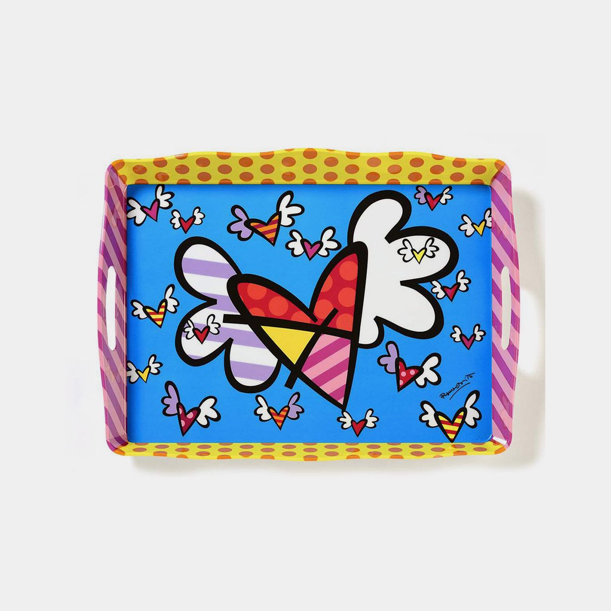 Britto Flying Heart Tray