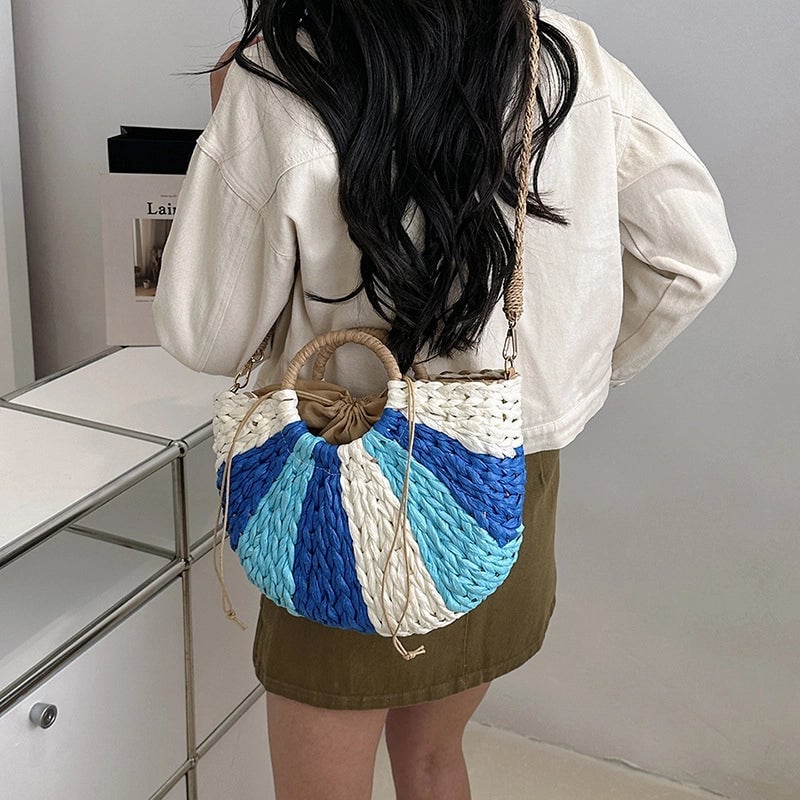 Women's Medium Spring&summer Straw Vacation Straw Bag
