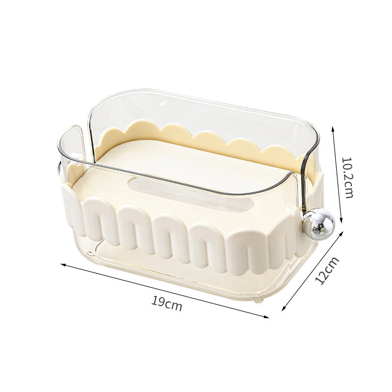 Elegant Luxurious Minimalist Solid Color ABS PET PP Tissue Box