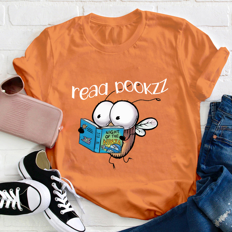 Read Bookzzz Teacher T-Shirt