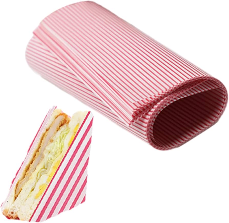 50Pcs Wax Paper Food Grade Grease Paper Food Wrapping Paper