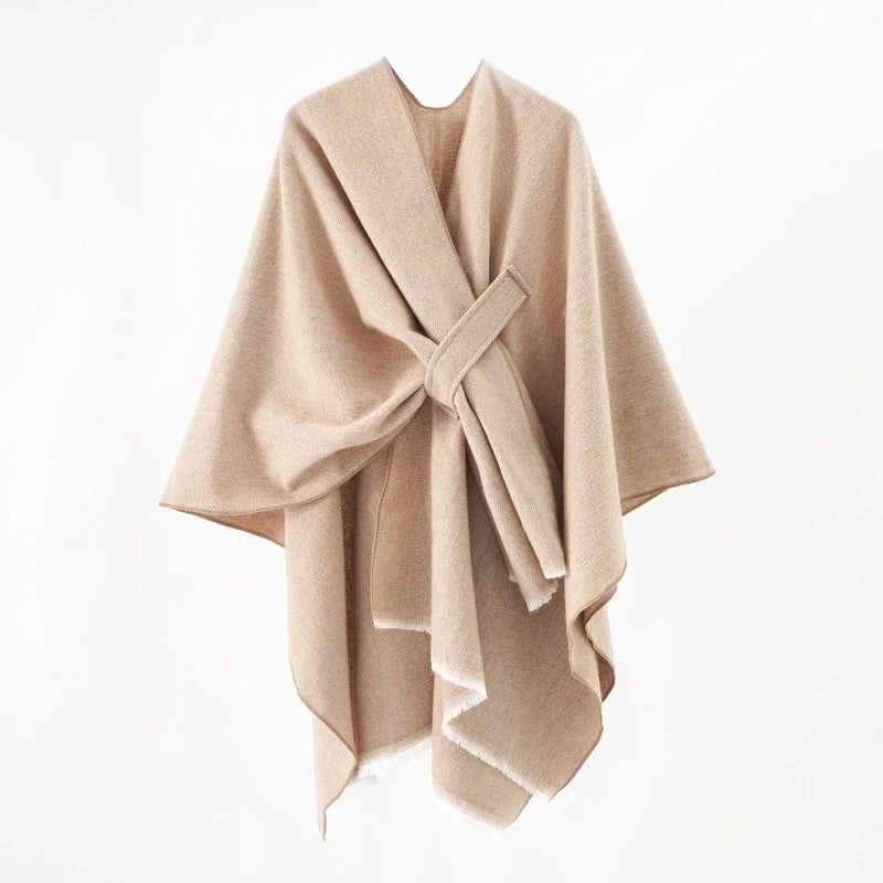 Women's Streetwear Solid Color Polyester Shawl