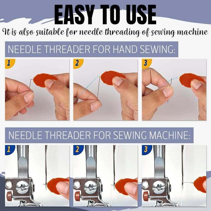 💥  Promotion- SAVE 48% OFF-🧵Simple Needle Threader- BUY MORE SAVE MORE！