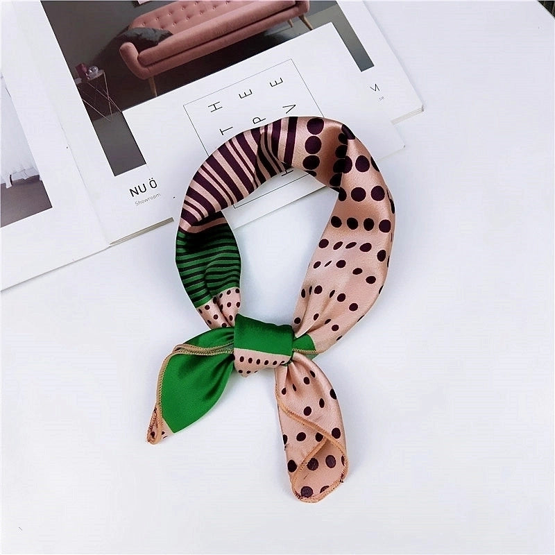 New Spring And Autumn Summer Small Silk Scarf Small Square Towel Women's Professional Variety Decorative Printed Scarf Scarf