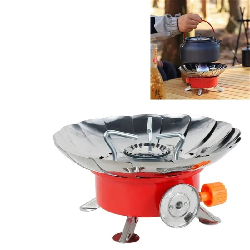 🔥 Lotus Small Square Stove -- Portable and foldable. new experience of outdoor cooking!