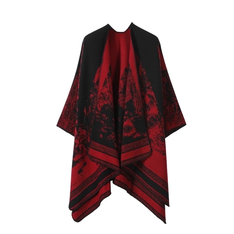 Unisex Ethnic Style Geometric Imitation Cashmere Shawl