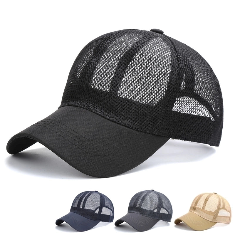 Unisex Minimalist Solid Color Curved Eaves Baseball Cap
