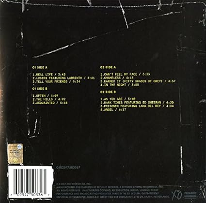 The Weeknd -Beauty Behind The Madness Double vinyl
