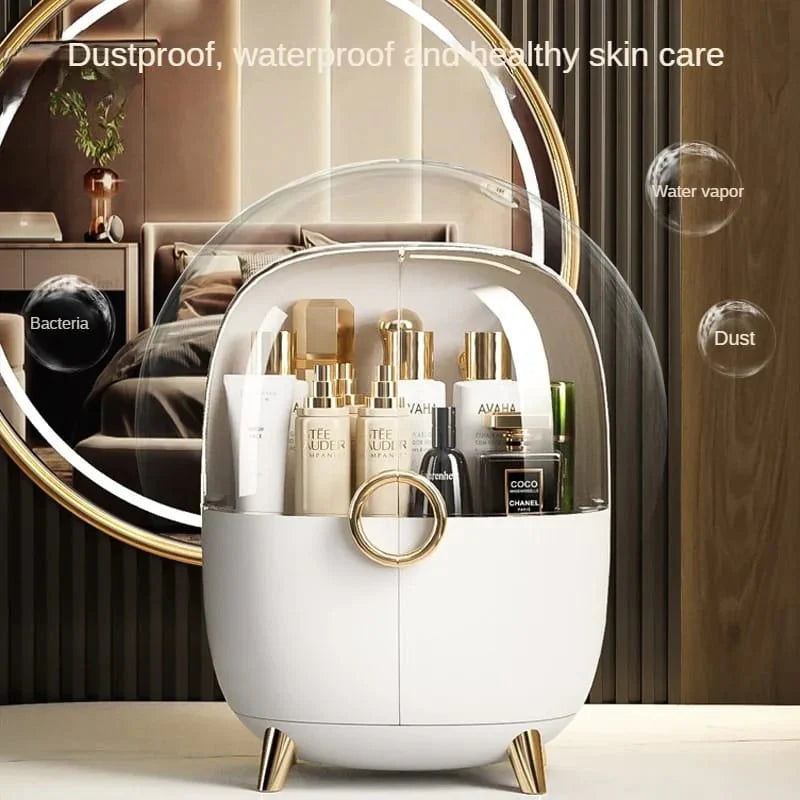 Light Luxury Modern Cosmetic Organizer. Skin Care Lipstick Makeup Brush Jewelry Storage Box