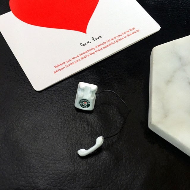 Single Mini Telephone Earring