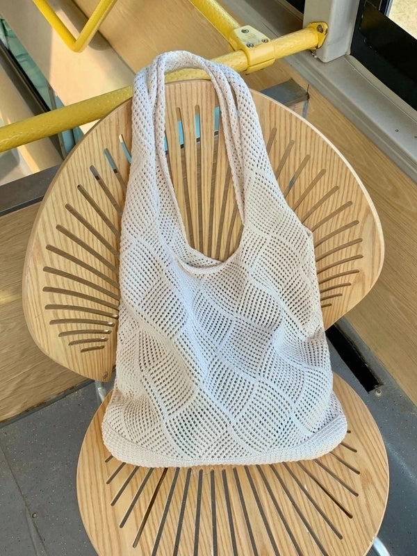 Women's Medium Polyester Solid Color Cute Square Open Underarm Bag