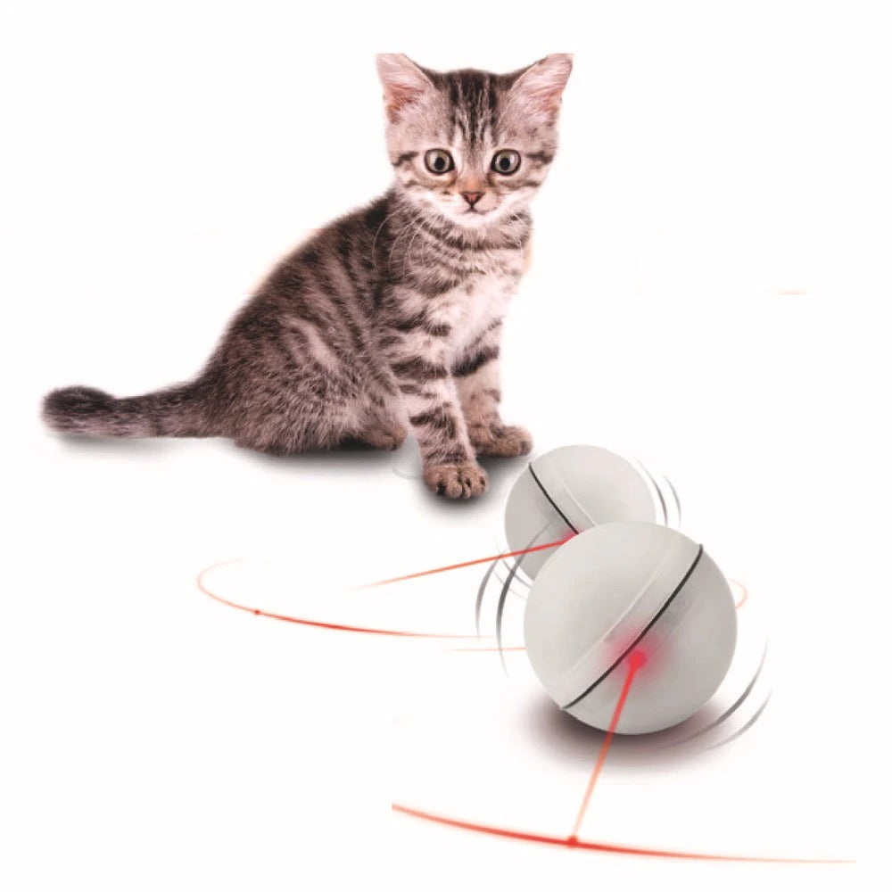 LED Flash Rolling Cat Toys