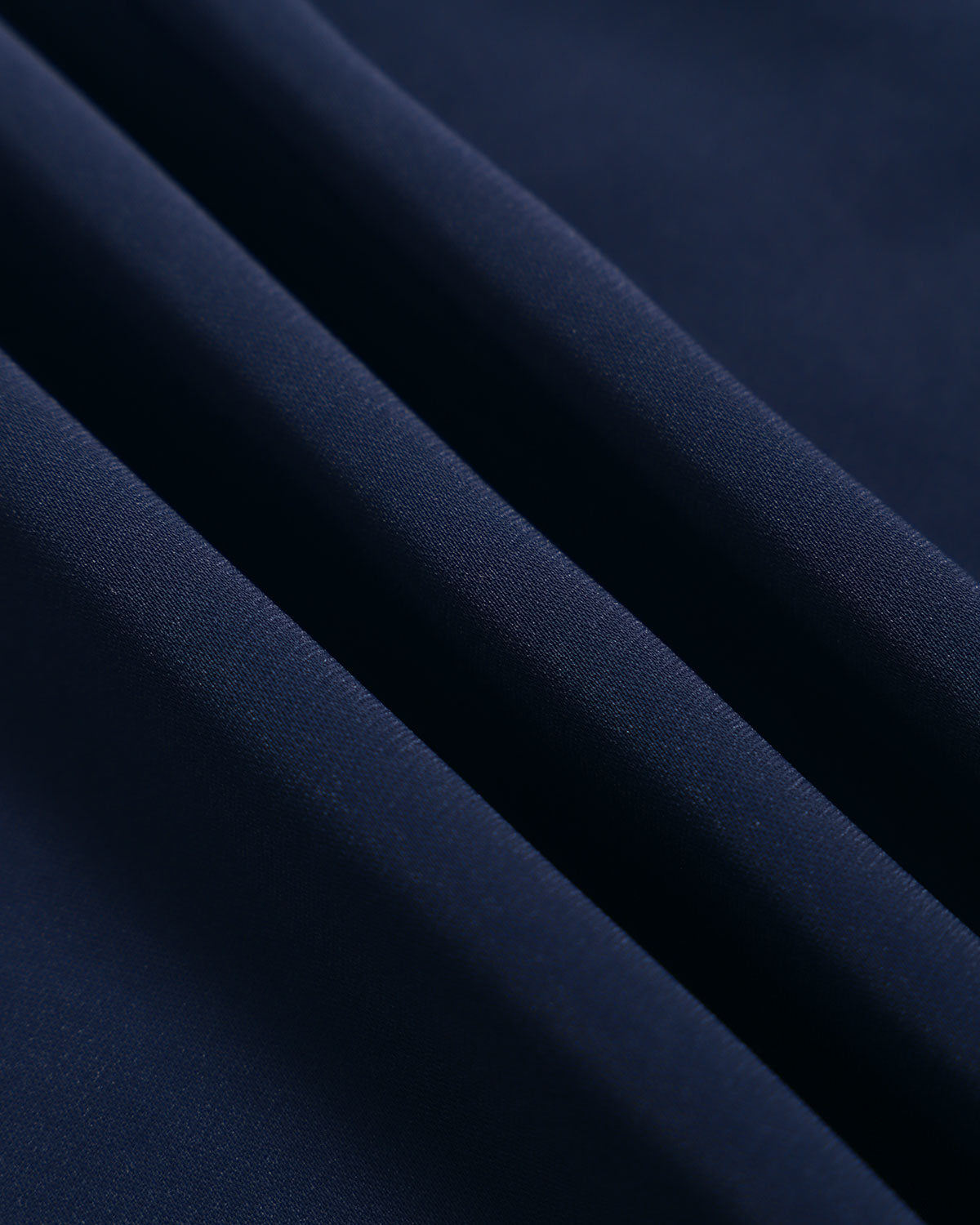 The Navy Collared Ruched Sleeveless Midi Dress