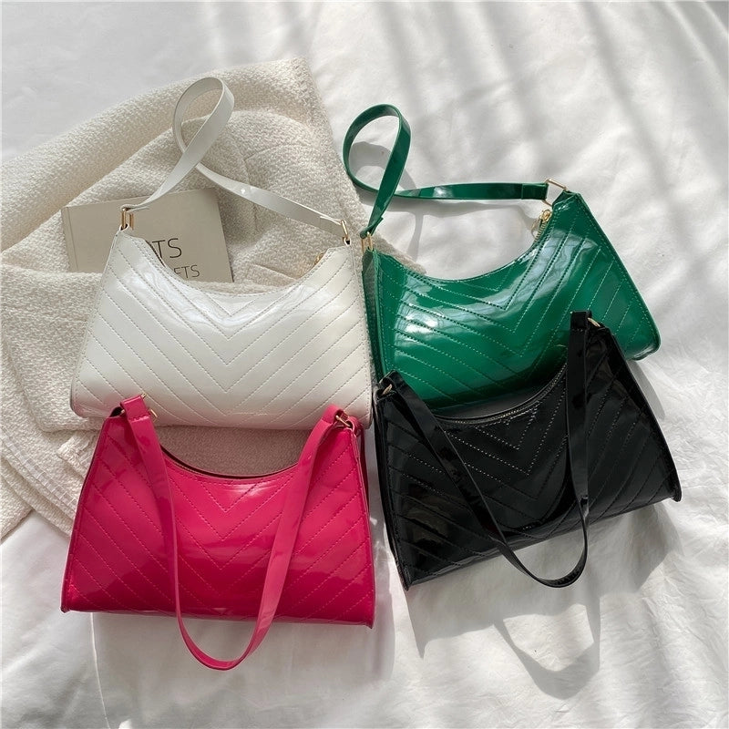 Small Pu Leather Underarm Bag