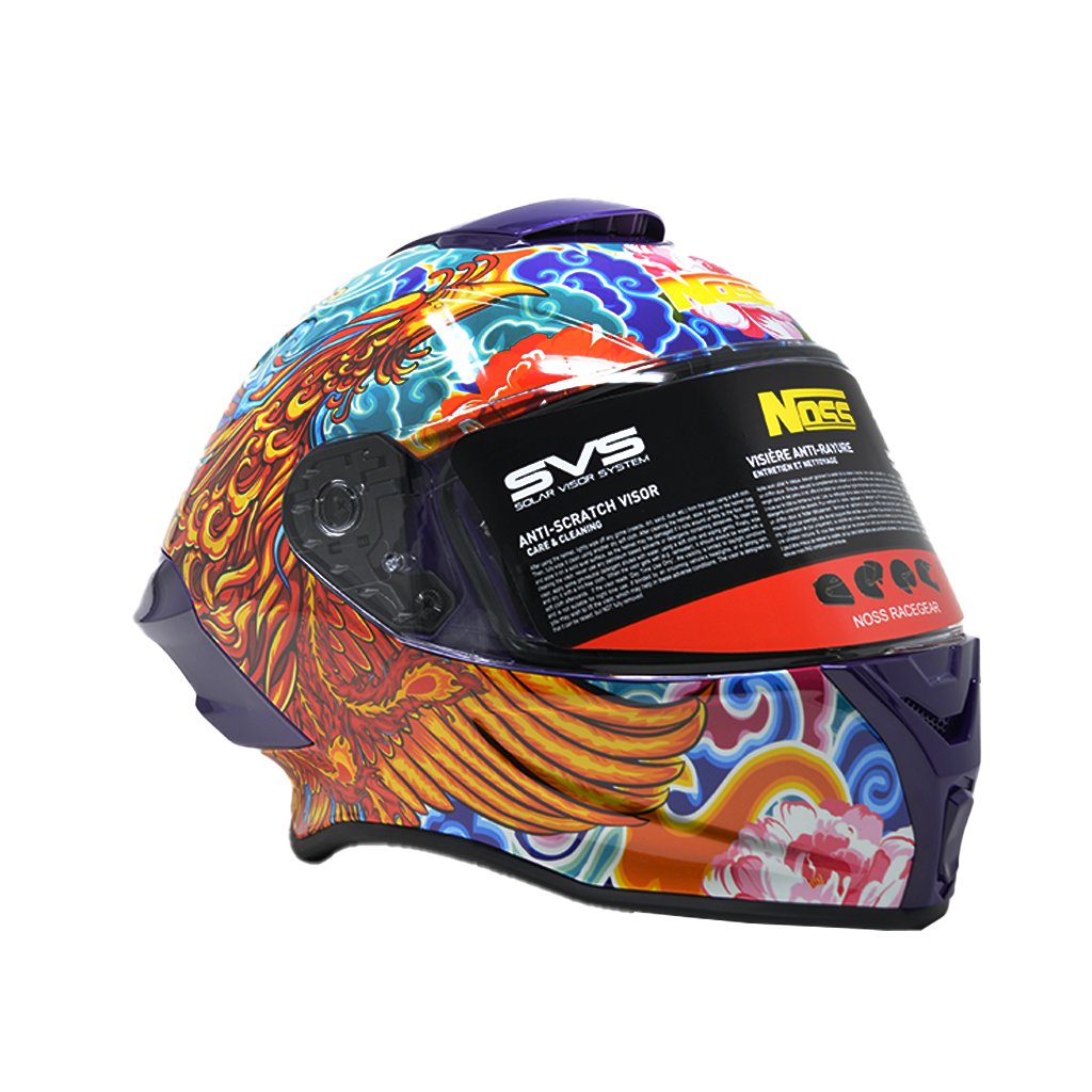 Casco Noss 801 Peacock