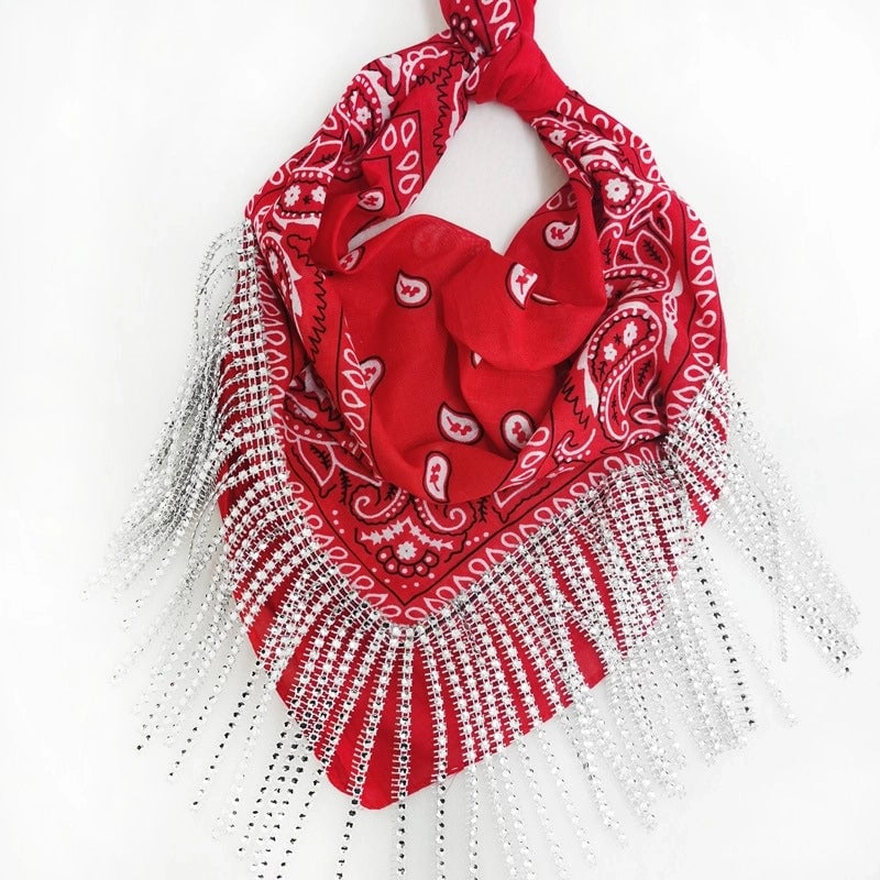 Women's Lady Streetwear Printing Cotton Scarf