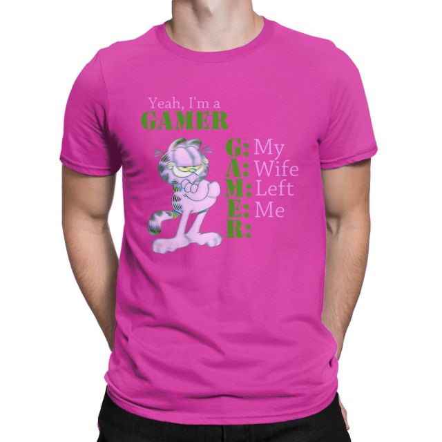 Yeah I'm A Gamer Garfield Tee