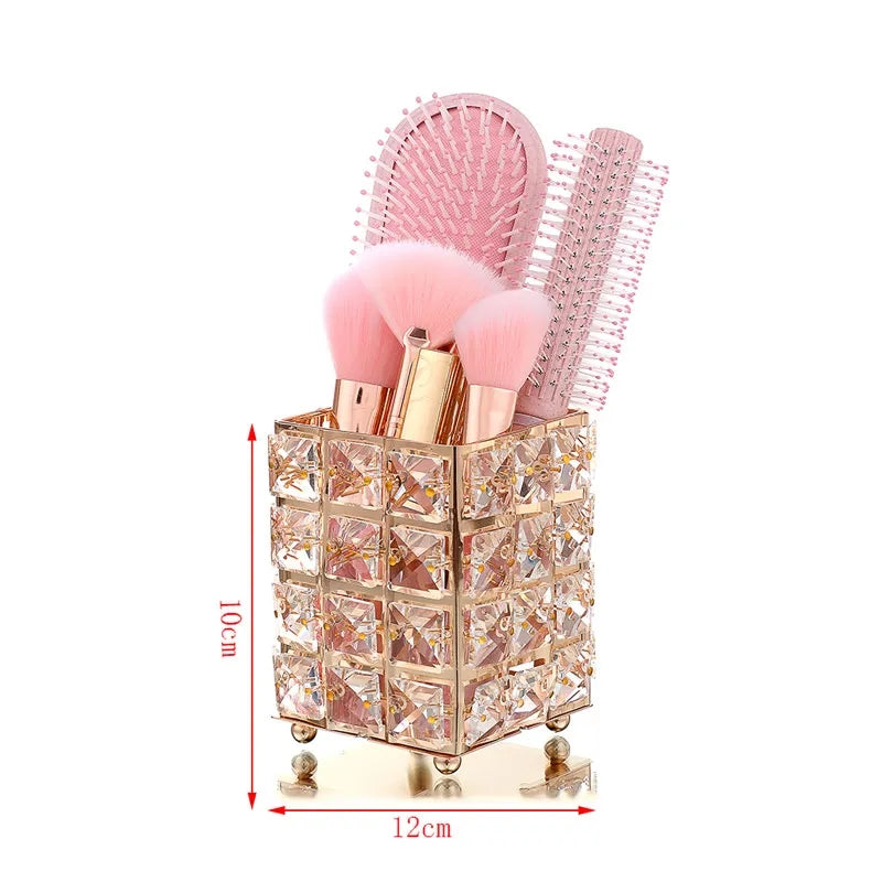 CRYSTAL MAKEUP BRUSH HOLDER