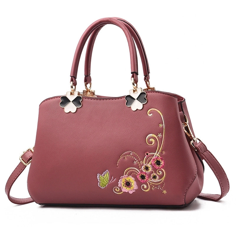 Women's Medium All Seasons Pu Leather Basic Handbag