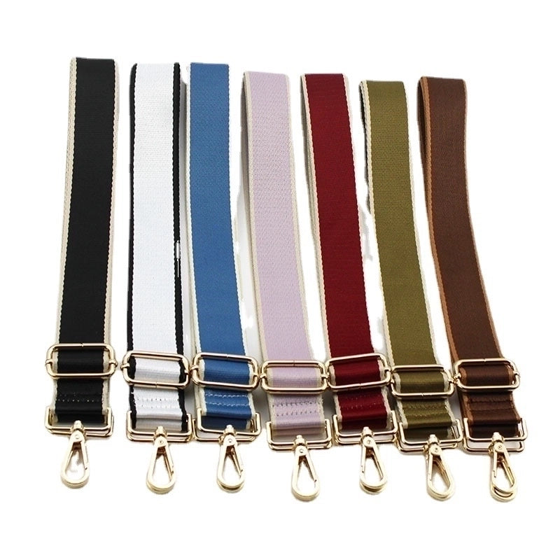 All Seasons Cotton Color Block Sling Strap Bag Accessories