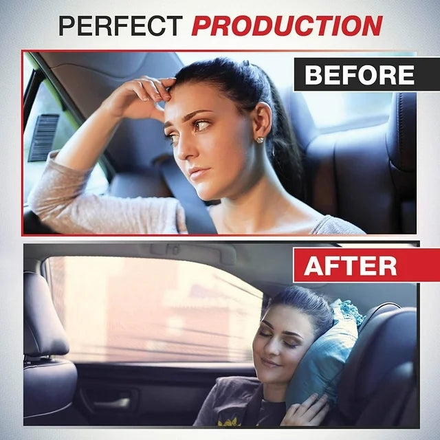 WindowShield UV Protection Car Side Window Curtain (Pack of 4)