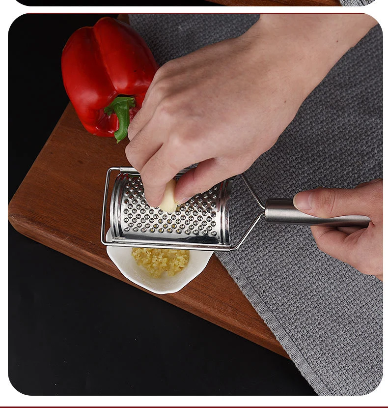 DD1733  Multi-purpose Stainless Steel Grinder Garlic Plane Sharp Vegetable Fruit Tool Kitchen Accessories Lemon Cheese Grater