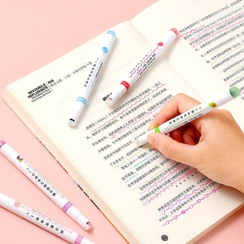 50% OFF🌸 Curve Highlighter Pen🥰For Your Kids