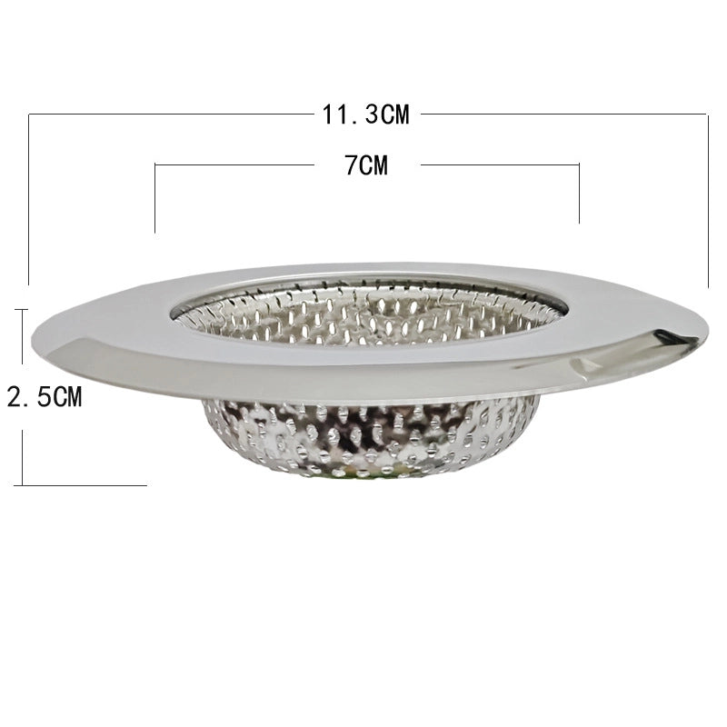 Kitchen Filter Drain Net Sink 304 Stainless Steel Filter Sink Garbage Artifact Sewer Drain Funnel