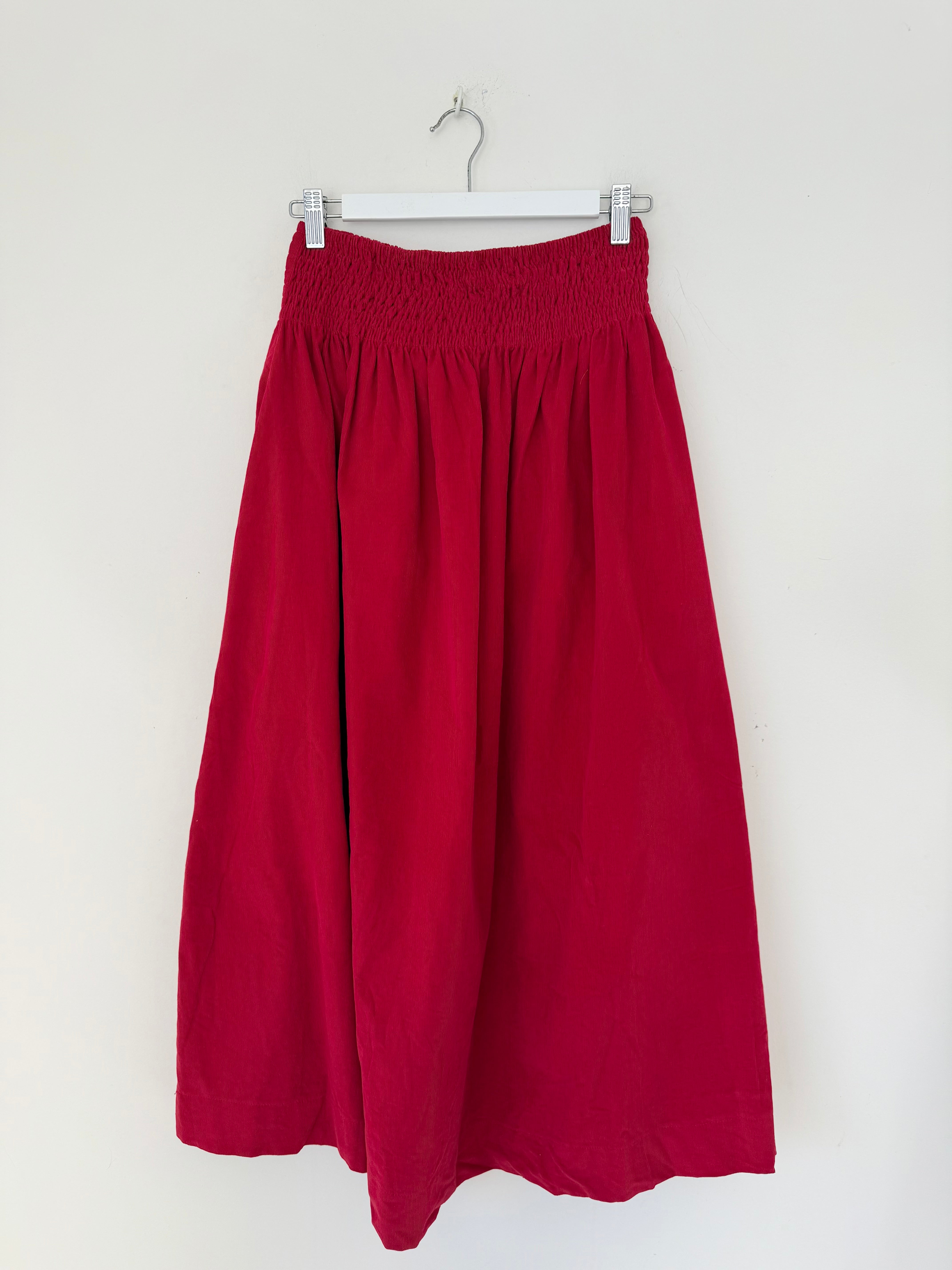 lulu skirt - red cord