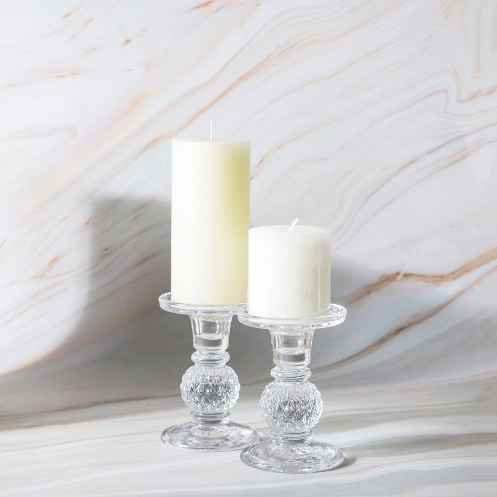 Poesia Candle Holder Medium - Clear