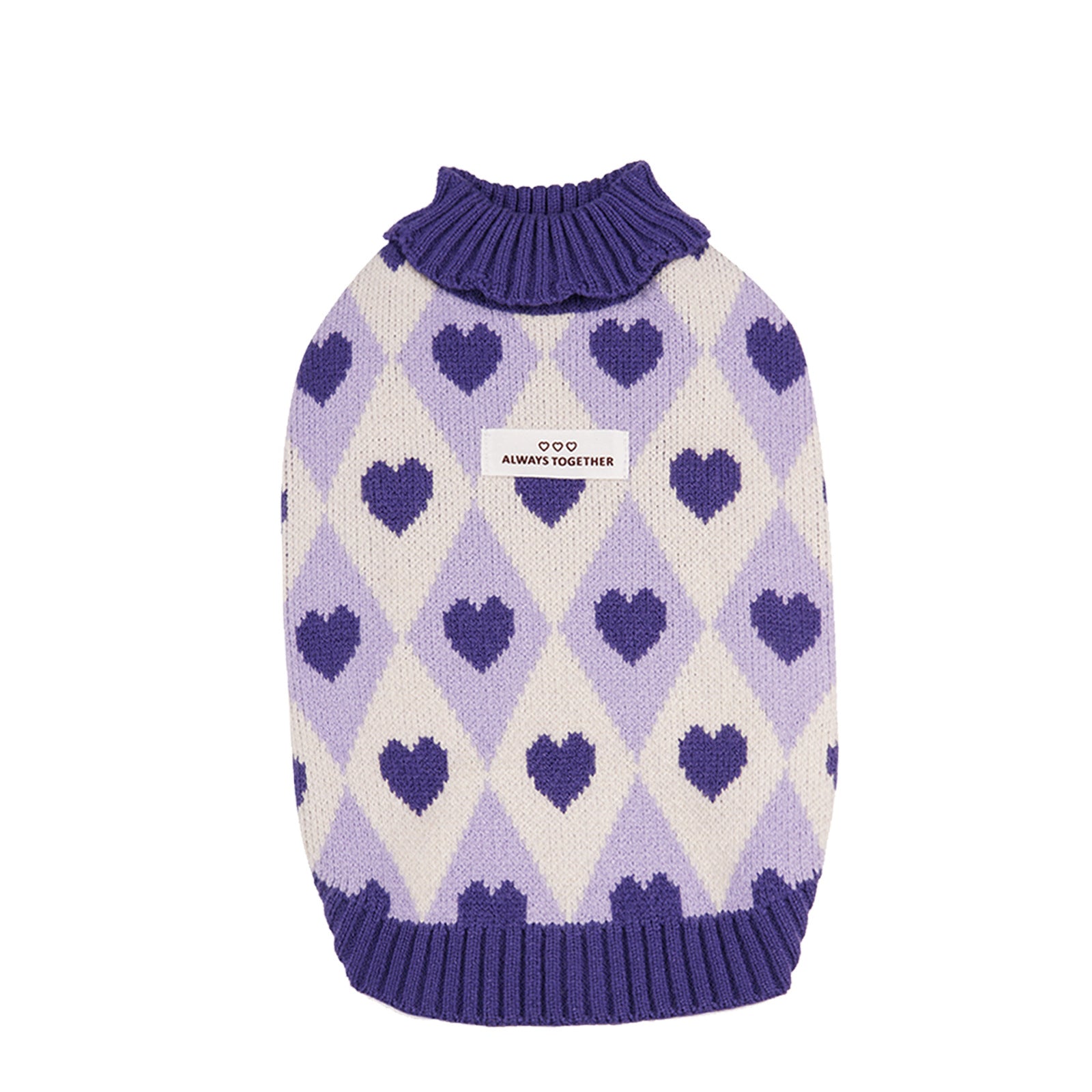 Heart Printed Dog Cat Sweater Vest