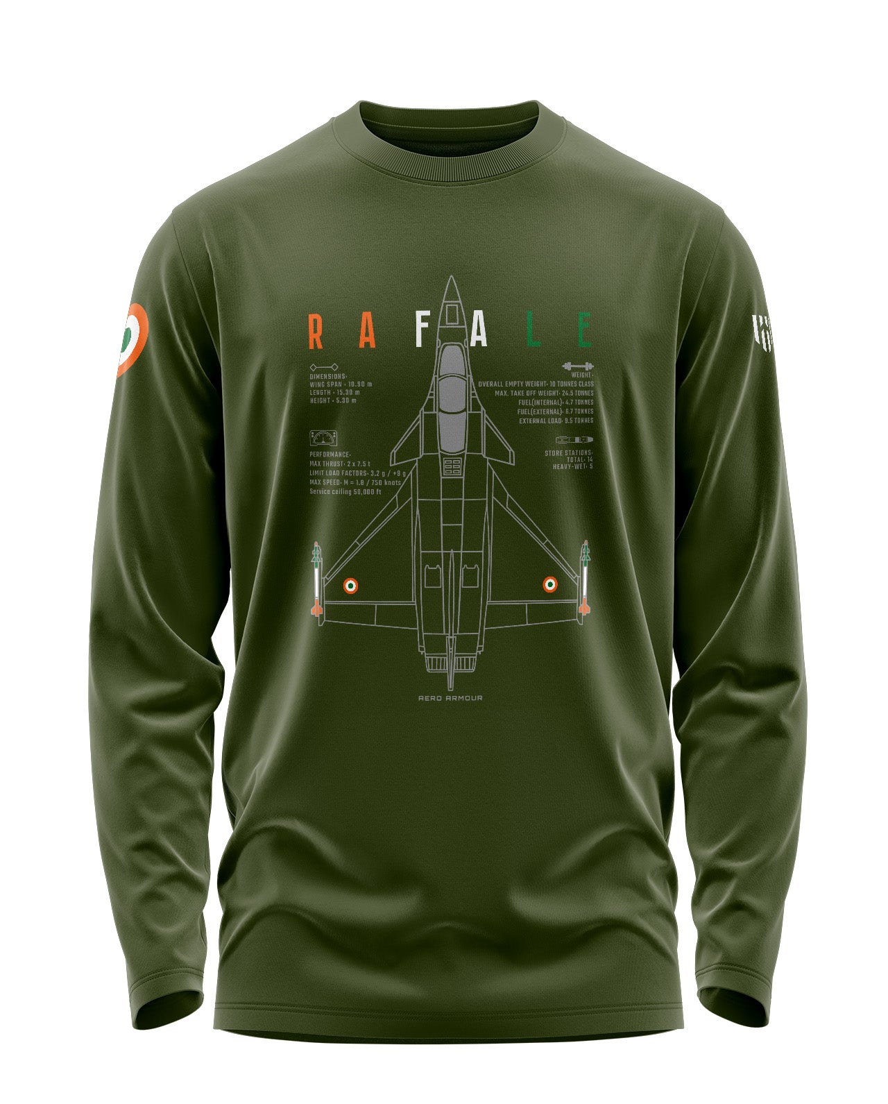 RAFALE- INDIA EDITION Full Sleeve T-Shirt