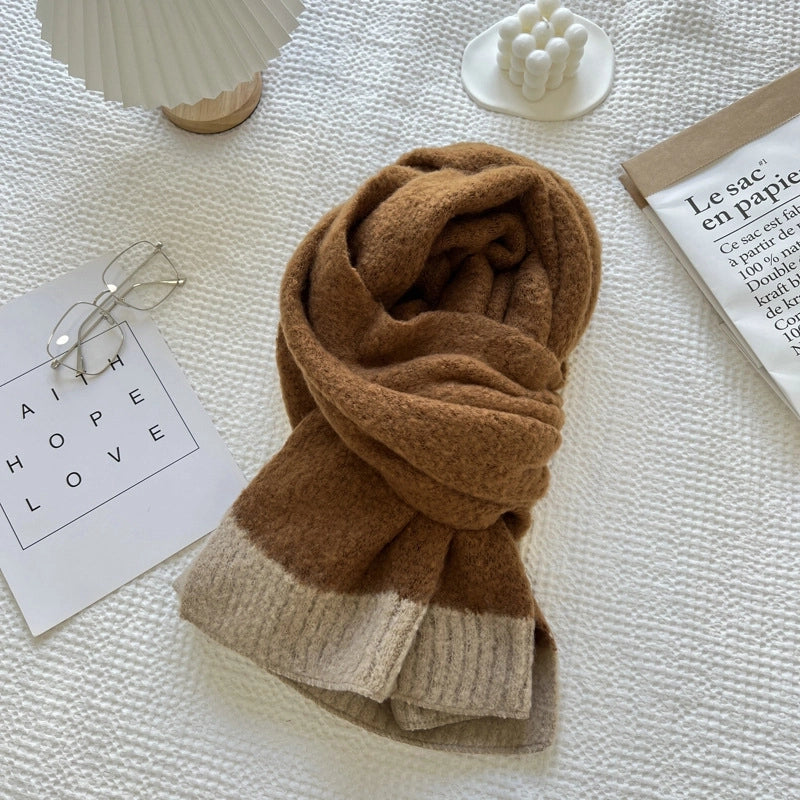 Women's Minimalist Classic Style Solid Color Polyester Scarf