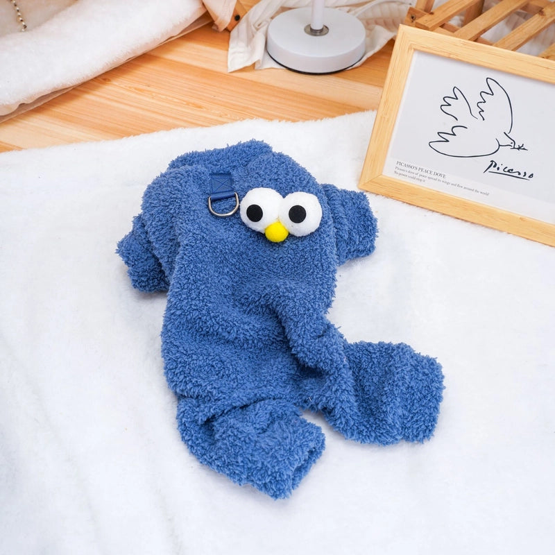 Casual Fleece Solid Color Pet Clothing