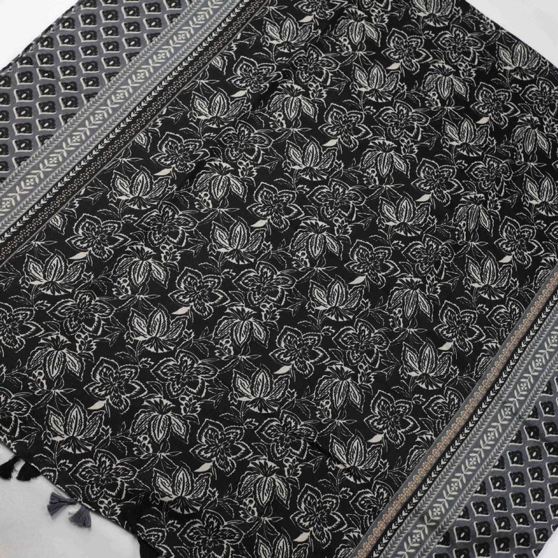 Women's Vacation Flower Polyester Scarf