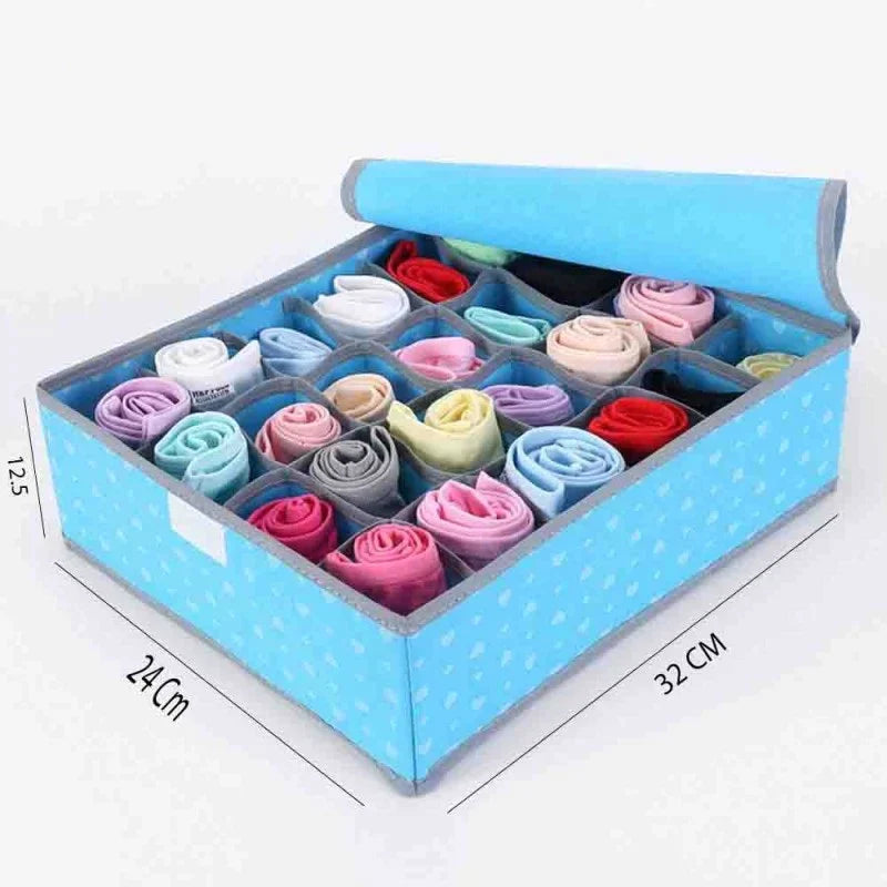 24 Pocket Socks Organizer Box