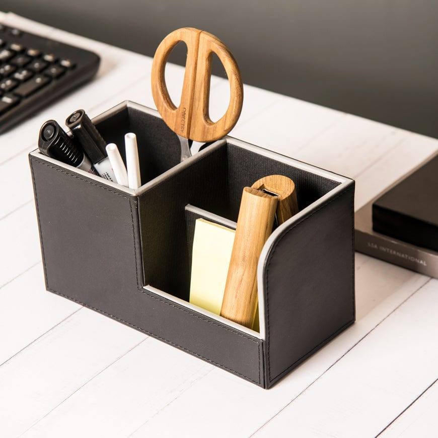 Menlo Desk Organiser - Black