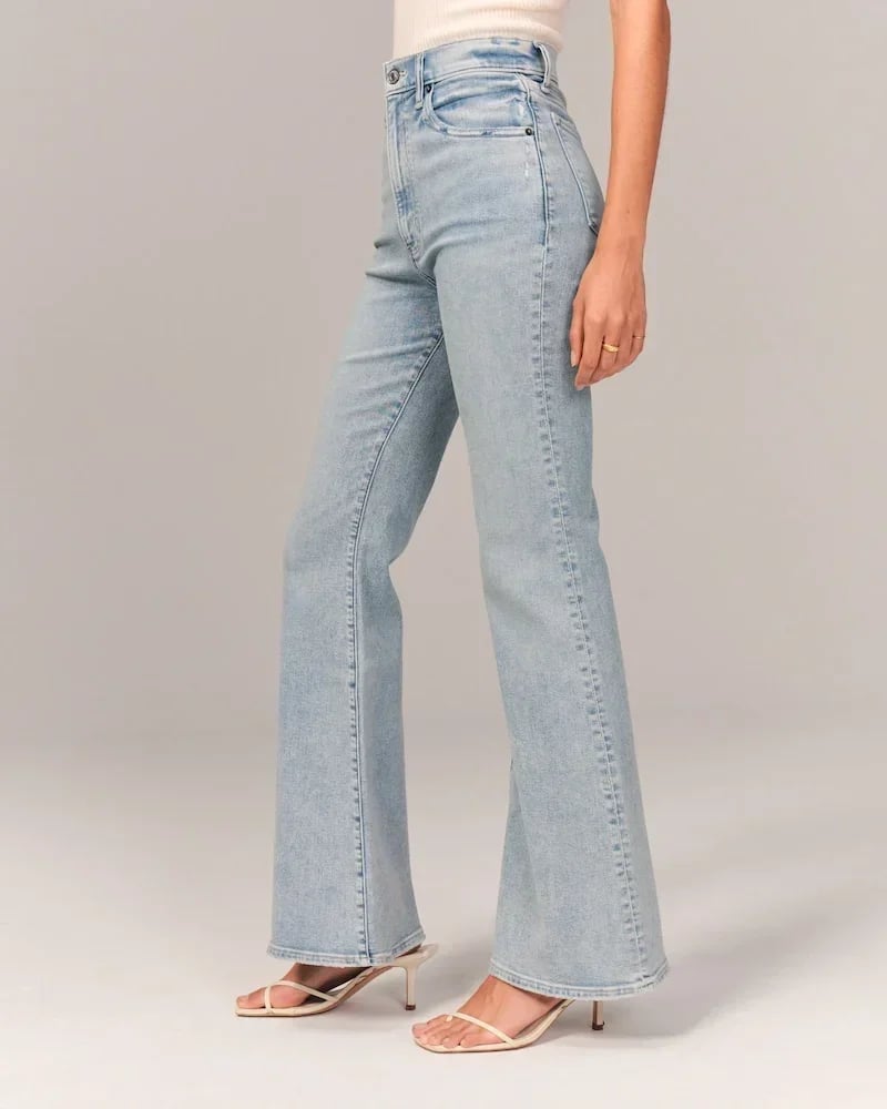 ⭐Women's 2024⭐ Ultra High Rise Stretch Flare Jean