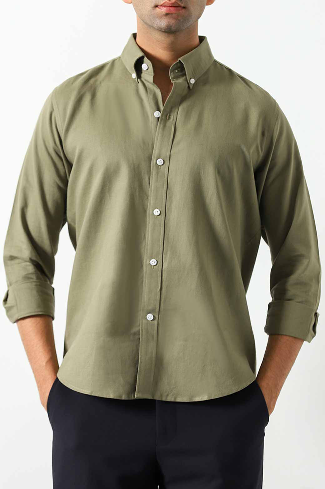 LINEN BUTTON DOWN SHIRT